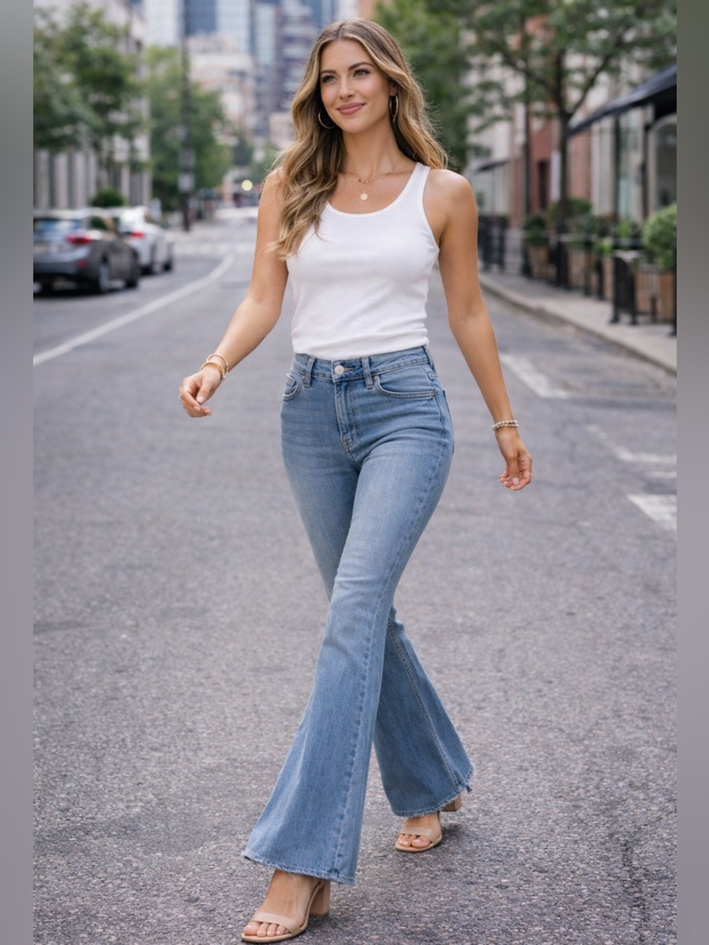 FREE PEOPLE DENIM FLARE JEAN